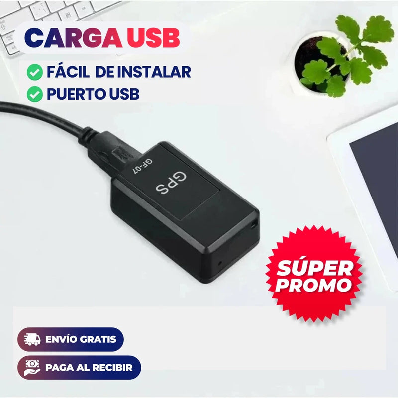 MINI LOCALIZADOR GPS MAGNÉTICO + REGALO + ENVÍO GRATIS