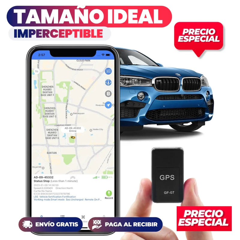 MINI LOCALIZADOR GPS MAGNÉTICO + REGALO + ENVÍO GRATIS